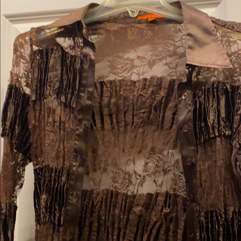 Brown shirt